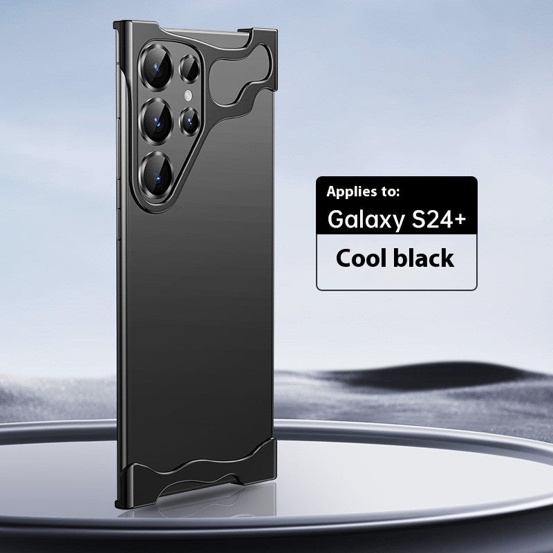 Ultra-Slim Frameless Metal Phone Case with Heat Dissipation & Drop Protection | Sleek Electroplated Design for Samsung