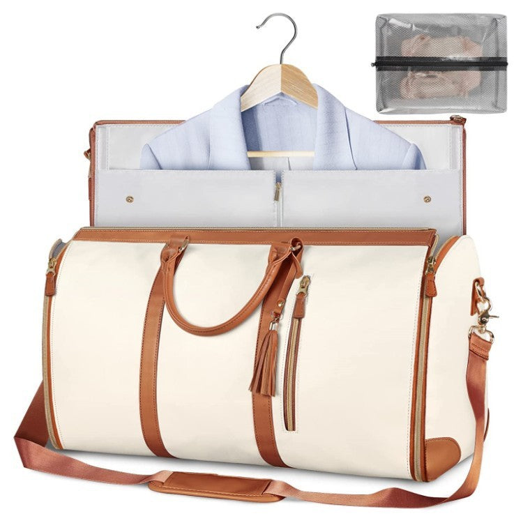Large Capacity Waterproof Travel Duffle Bag – Folding Handbag for Women – Ideal for Leisure, Sports, and Outdoor Activities