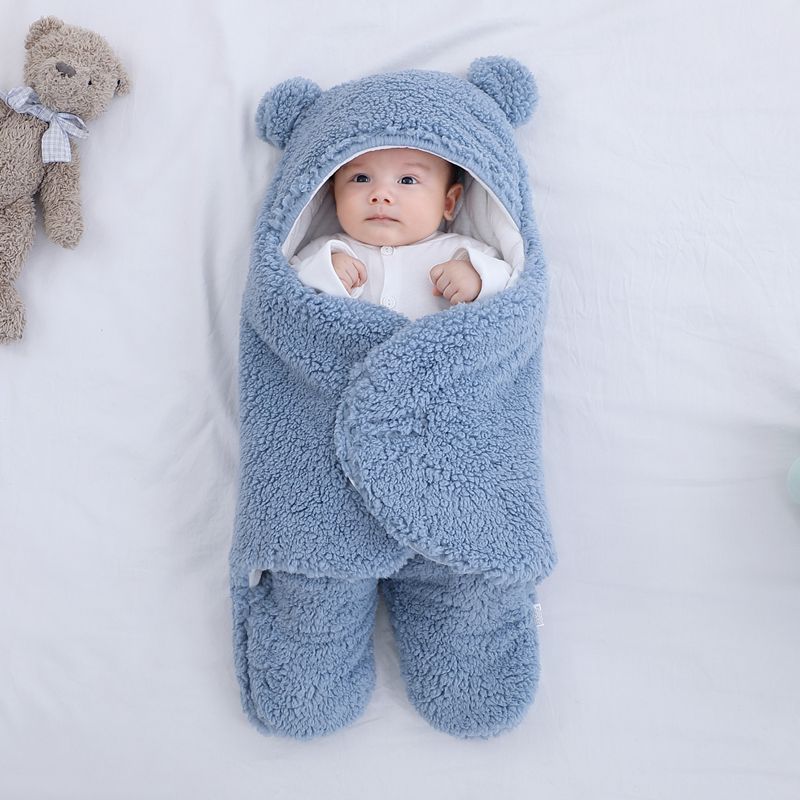 Baby Quilted Winter Sleeping Bag Wrap | Snuggly and Warm for Newborns |