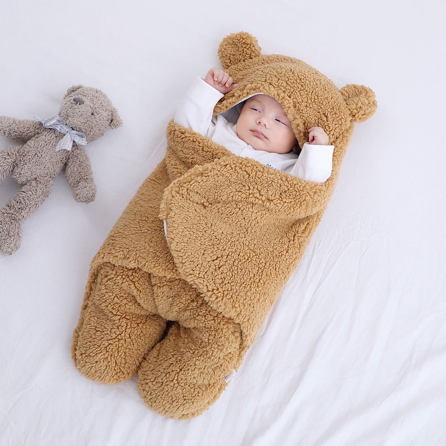 Baby Quilted Winter Sleeping Bag Wrap | Snuggly and Warm for Newborns |