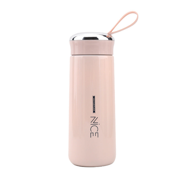 Stylish Glass Liner Thermos Bottle – Harajuku-Inspired Korean Design for Students & Trendsetters