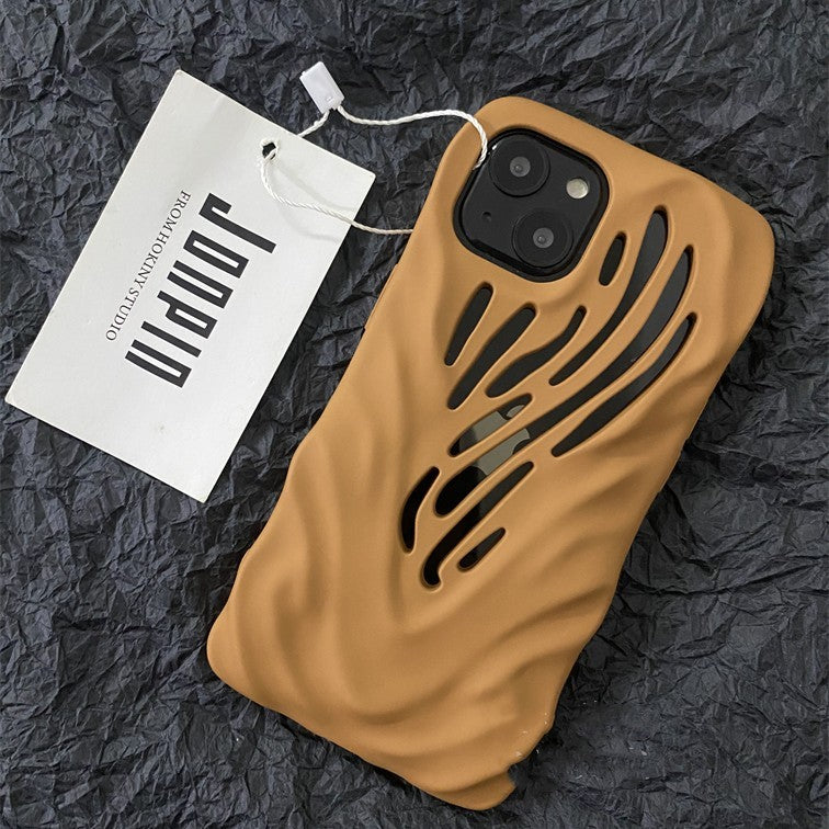 Irregular Heat Dissipation Hollow Soft Rubber Phone Case | Cartoon Cute with Anti-Drop Protection