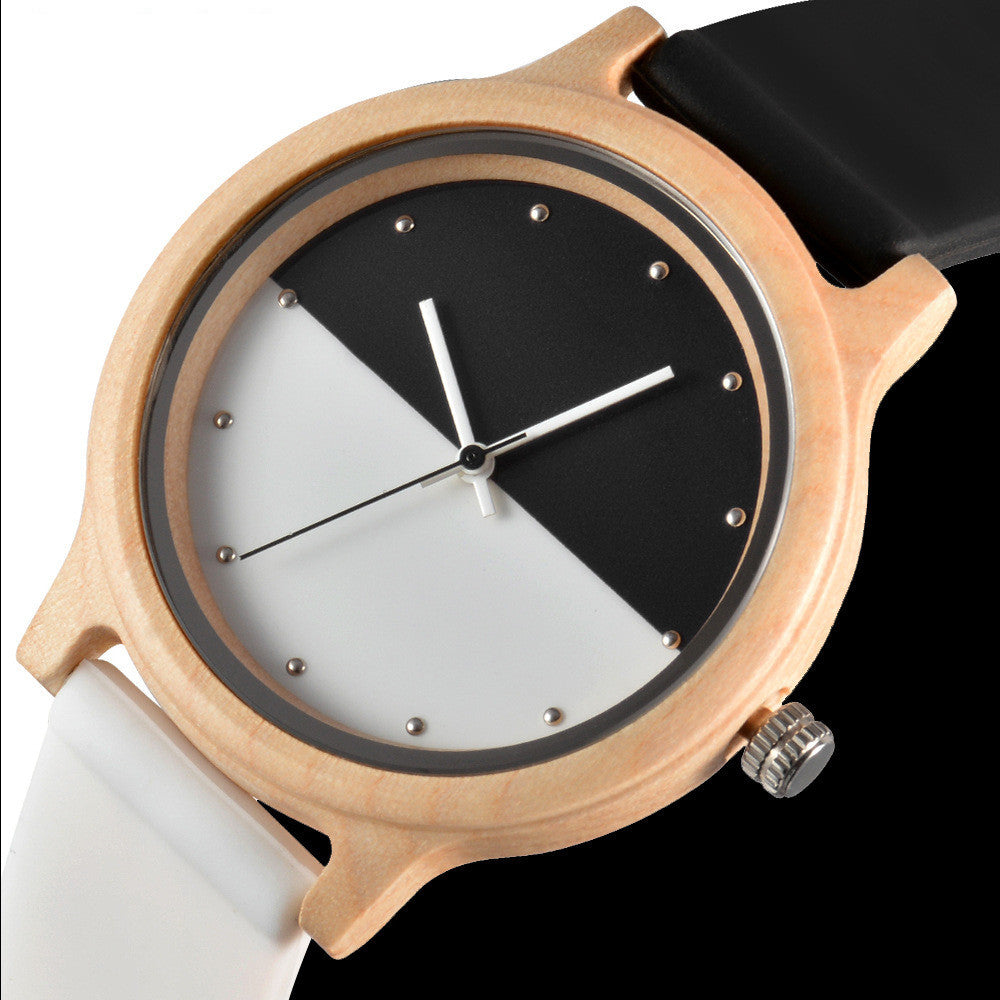 Stylish Wooden & Sandalwood Strap Watch | Japan Quartz Movement | KoreanFashion Design