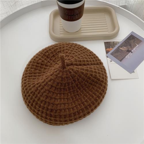 Classic Korean Wool Beret: Cozy & Chic for Autumn and Winter