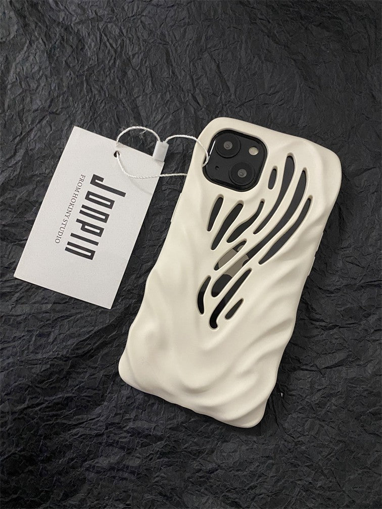 Irregular Heat Dissipation Hollow Soft Rubber Phone Case | Cartoon Cute with Anti-Drop Protection