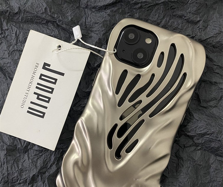 Irregular Heat Dissipation Hollow Soft Rubber Phone Case | Cartoon Cute with Anti-Drop Protection