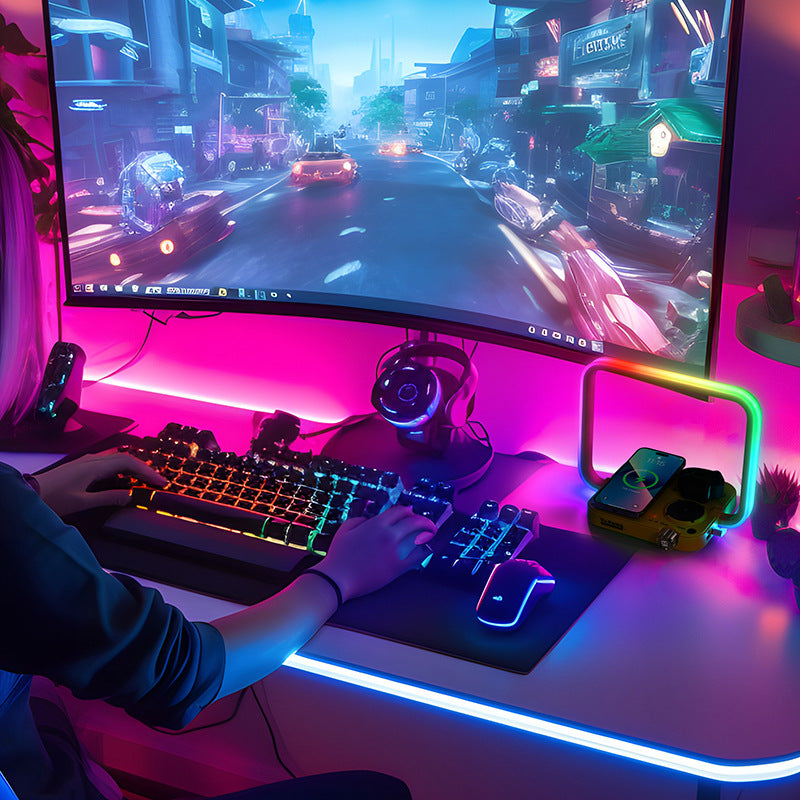 ๐ Multifunctional Wireless Charger lamp; Night Lamp โ Charge, Light, and Delight!