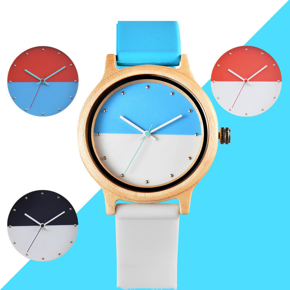 Stylish Wooden & Sandalwood Strap Watch | Japan Quartz Movement | KoreanFashion Design