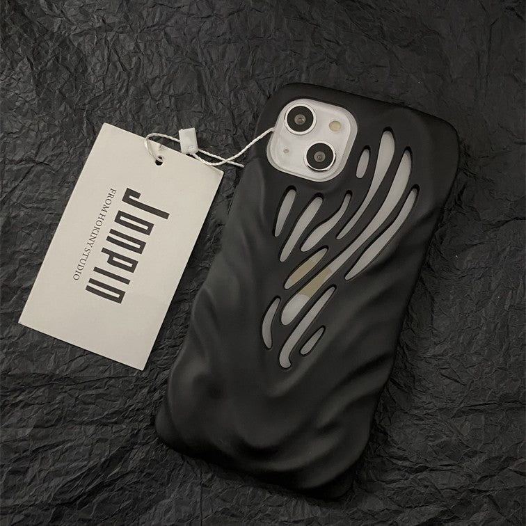 Irregular Heat Dissipation Hollow Soft Rubber Phone Case | Cartoon Cute with Anti-Drop Protection