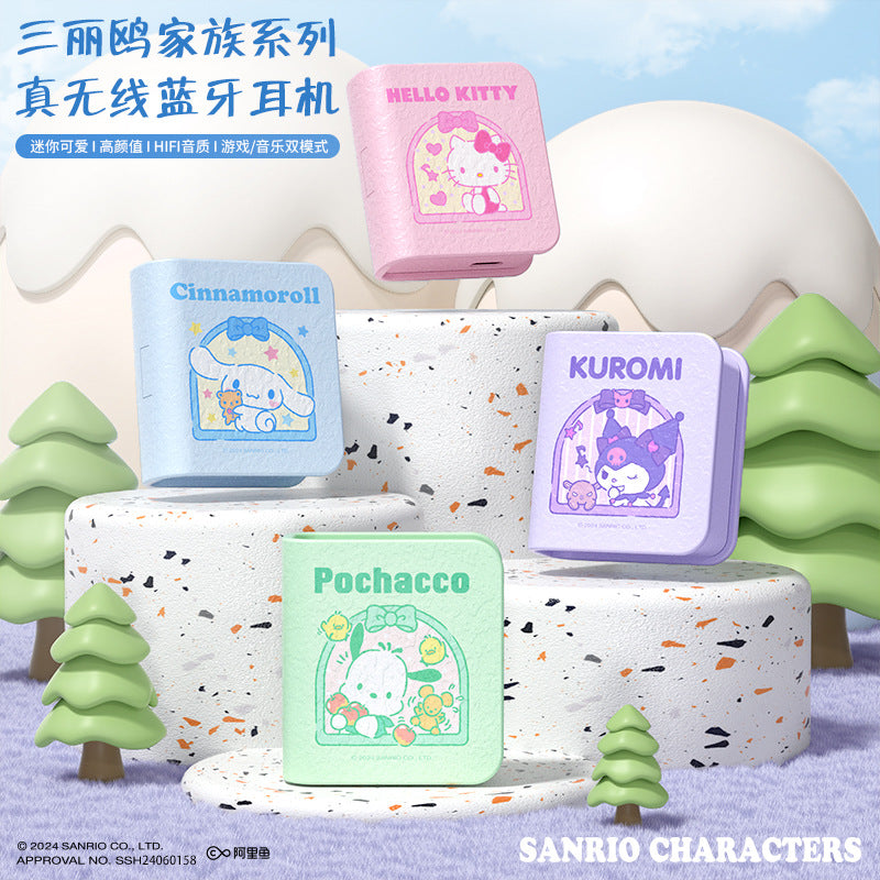 π§ Sanrio Cartoon Wireless Bluetooth Earphones β Cute, Comfy & Long-lasting!