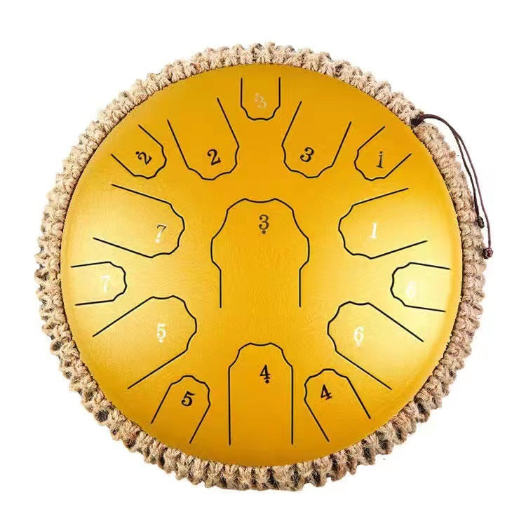 Ethereal Steel Tongue Drum – Soothing Percussion Instrument for Meditation & Relaxation