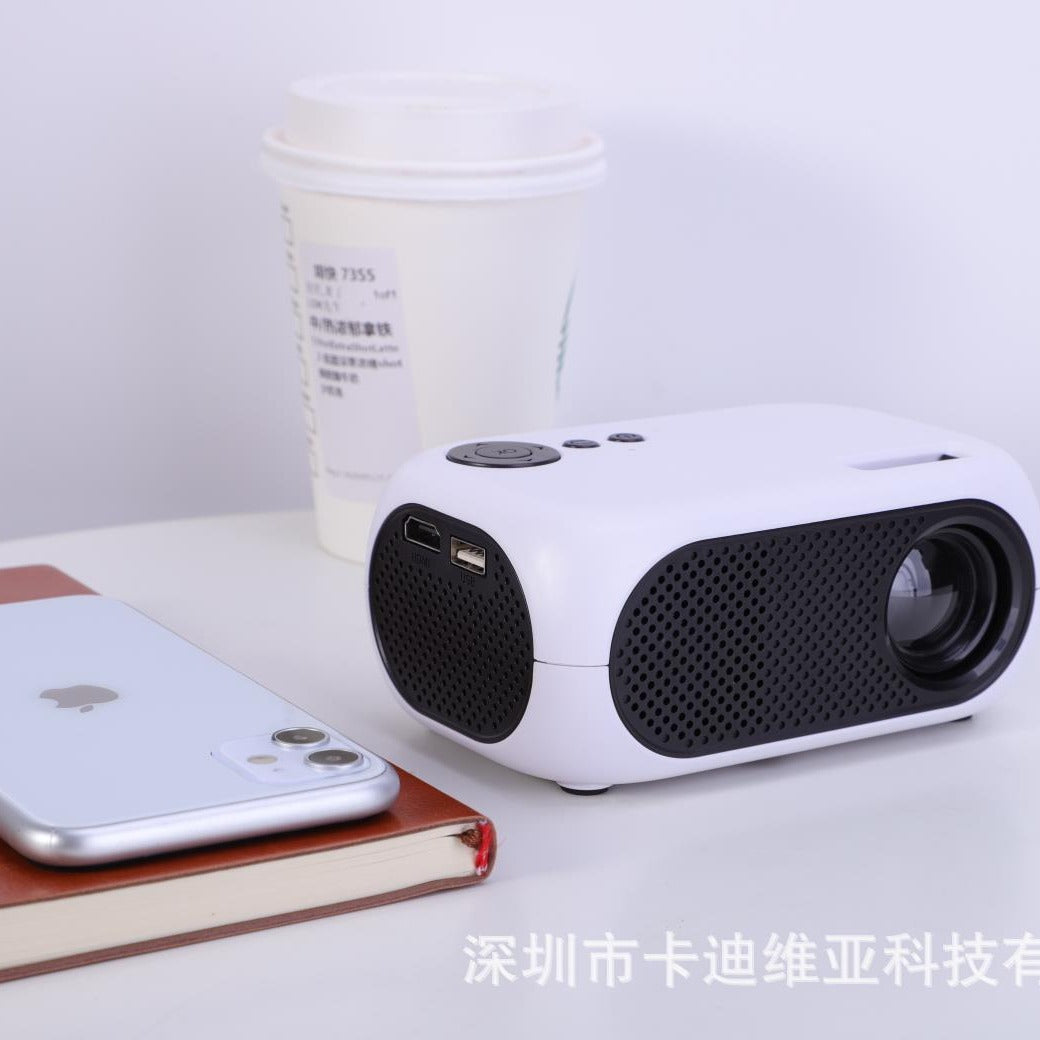 M24 LED Portable Mini Projector – HD 1080p Home Theater & Gaming Companion