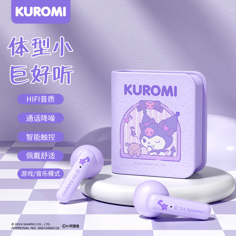 π§ Sanrio Cartoon Wireless Bluetooth Earphones β Cute, Comfy & Long-lasting!