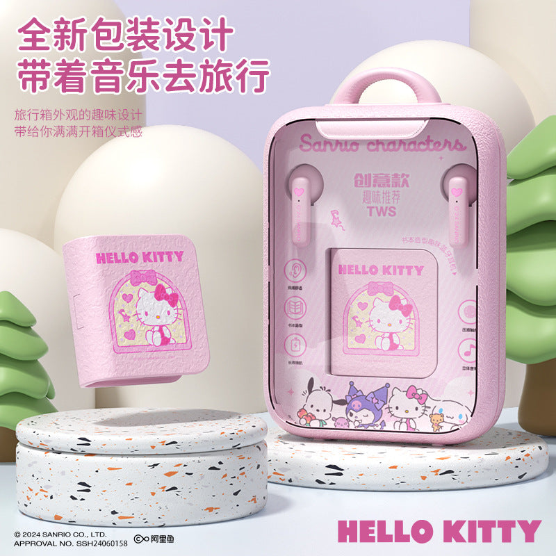 π§ Sanrio Cartoon Wireless Bluetooth Earphones β Cute, Comfy & Long-lasting!