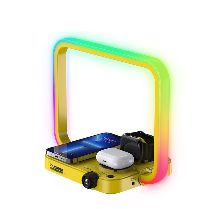 ๐ Multifunctional Wireless Charger lamp; Night Lamp โ Charge, Light, and Delight!