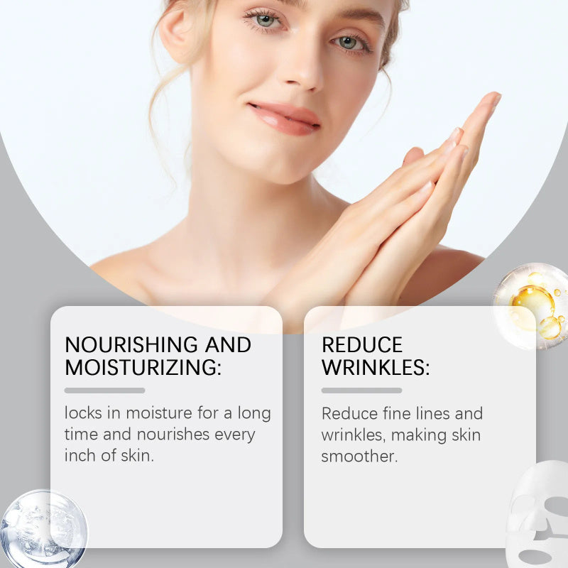 Bio Collagen Deep Hydration Face Mask – Overnight Moisturizing & Anti-Aging Care