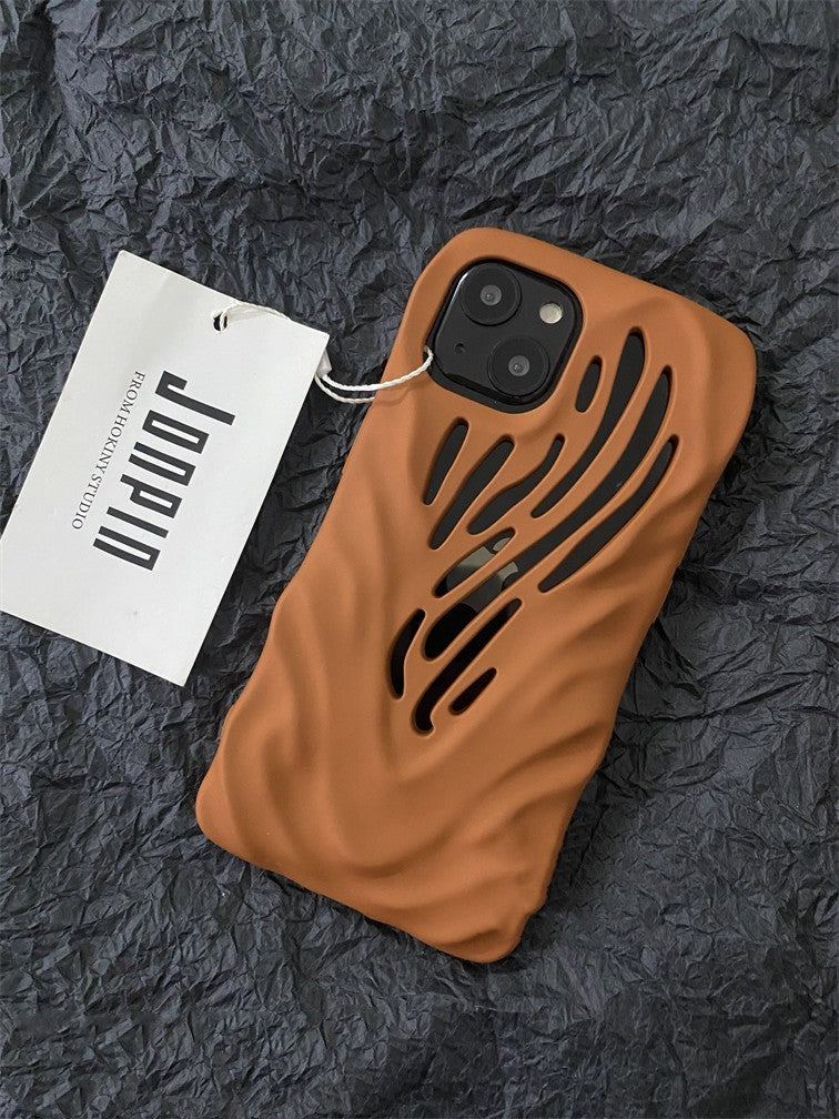 Irregular Heat Dissipation Hollow Soft Rubber Phone Case | Cartoon Cute with Anti-Drop Protection