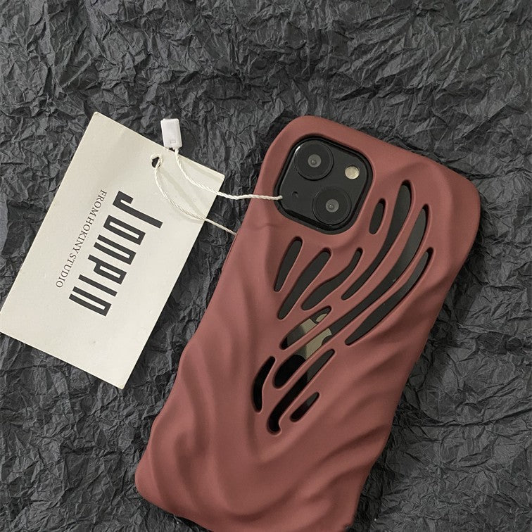 Irregular Heat Dissipation Hollow Soft Rubber Phone Case | Cartoon Cute with Anti-Drop Protection