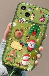 Christmas Flip Mirror Phone Case