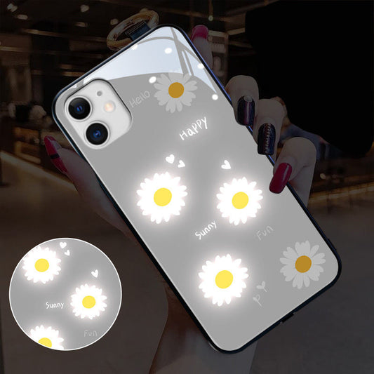 Glow Daisy Voice-Activated Phone Case: Color-Changing Magic for Your iPhone