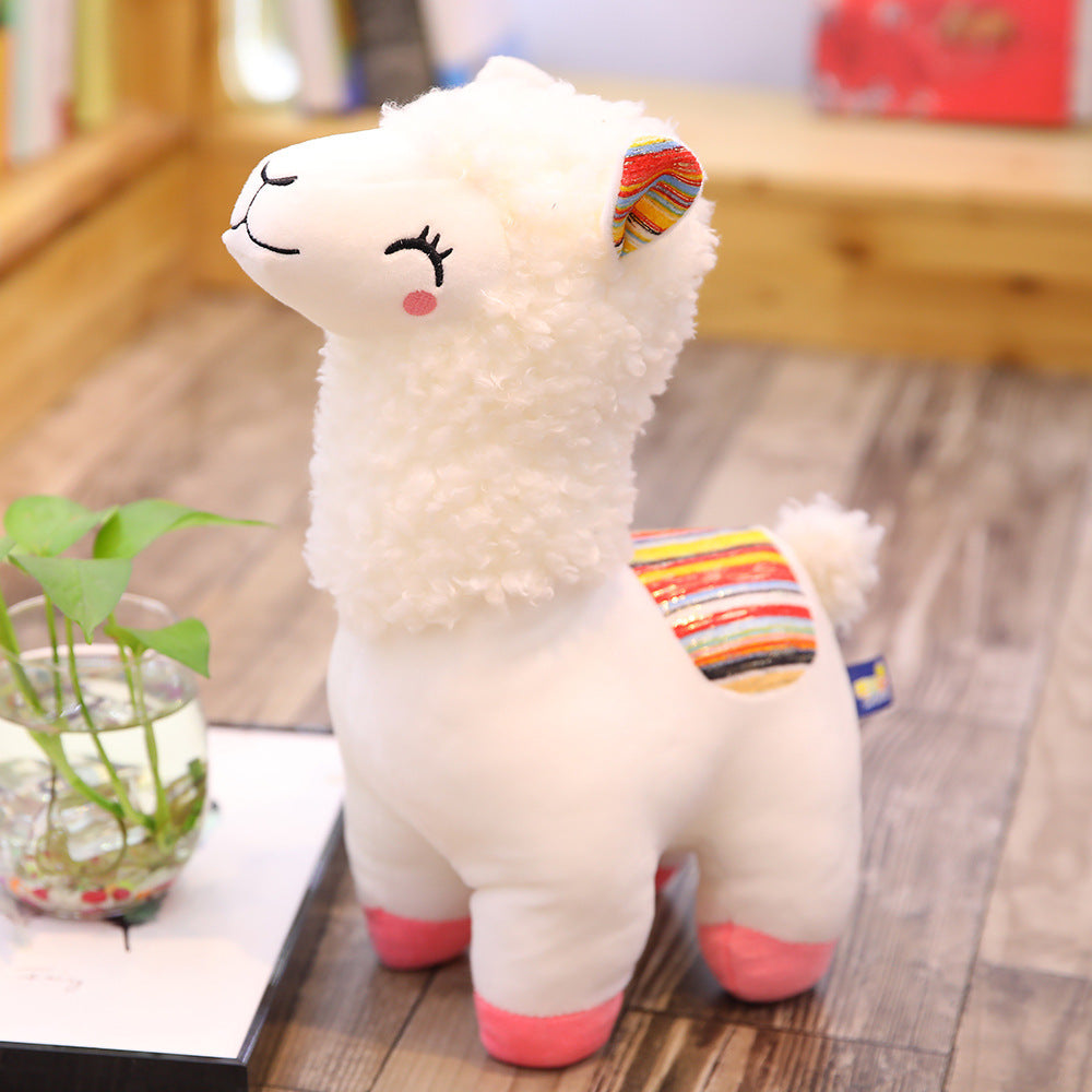 Cute Alpaca Llama Plush Dolls - Soft and Huggable Animal Stuffed Toy - Perfect for All Ages