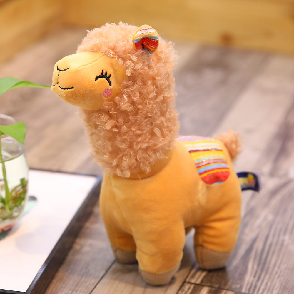 Cute Alpaca Llama Plush Dolls - Soft and Huggable Animal Stuffed Toy - Perfect for All Ages