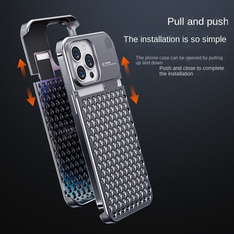 Aromatherapy Aluminum Alloy Phone Case: Ultra-Thin Protection with Cooling &amp; Scent Therapy