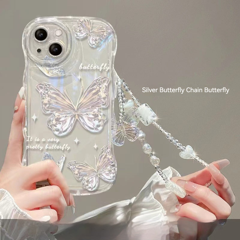 Dreamy Butterfly Charm | Elegant Gradient Phone Case for Your iPhone |