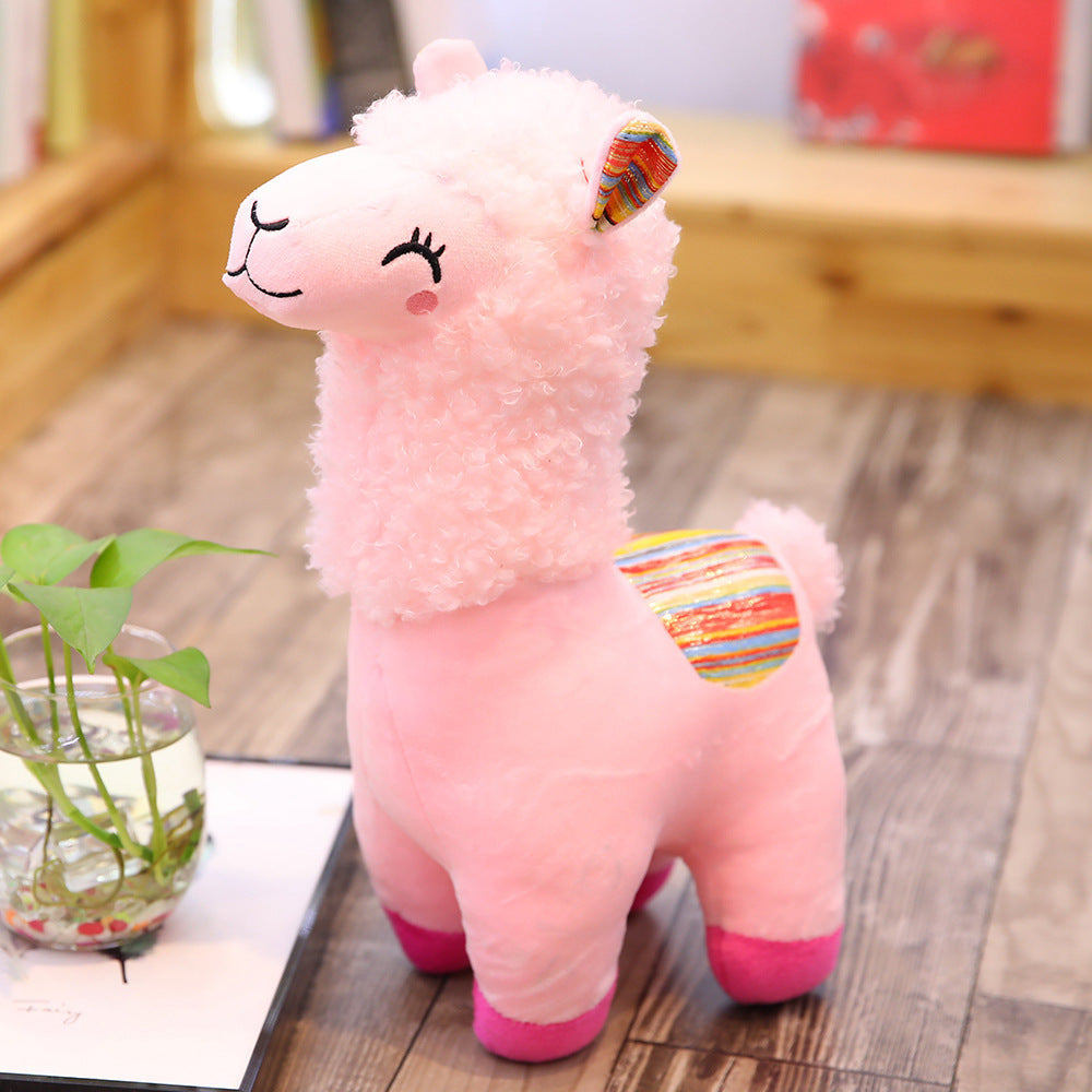 Cute Alpaca Llama Plush Dolls - Soft and Huggable Animal Stuffed Toy - Perfect for All Ages