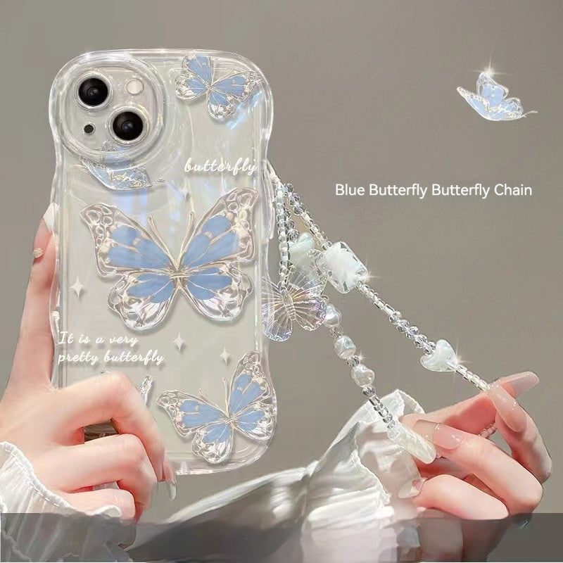 Dreamy Butterfly Charm | Elegant Gradient Phone Case for Your iPhone |