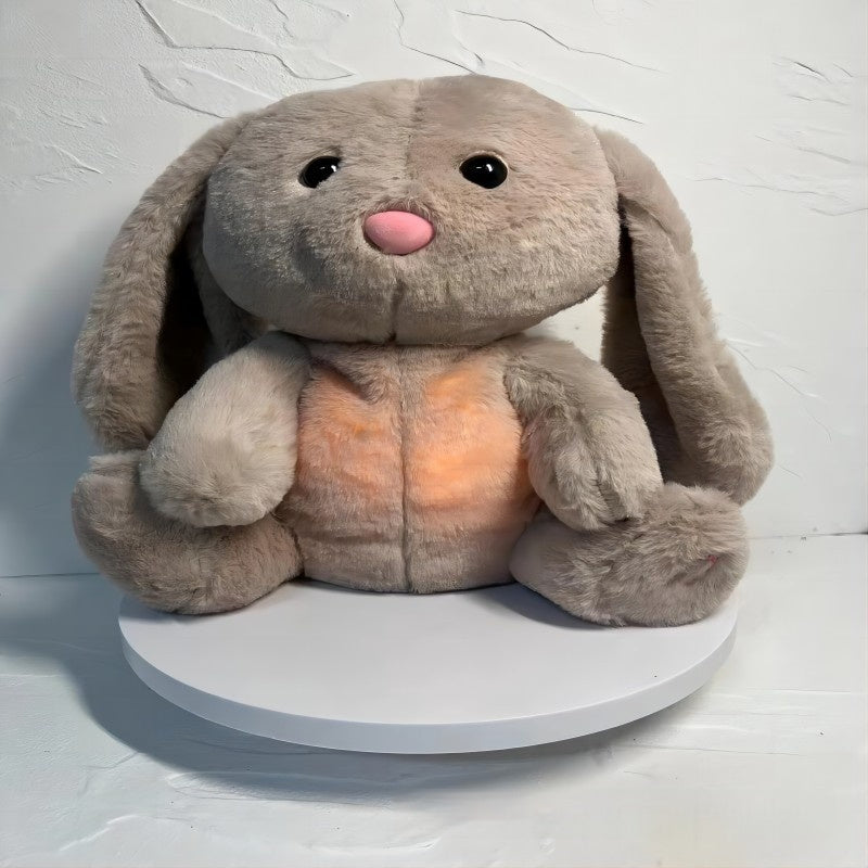 Breathing Bunny Soothing Sensory Plush Toy for Babies | Anxiety Relief, Music, & Soft Glow Comforter