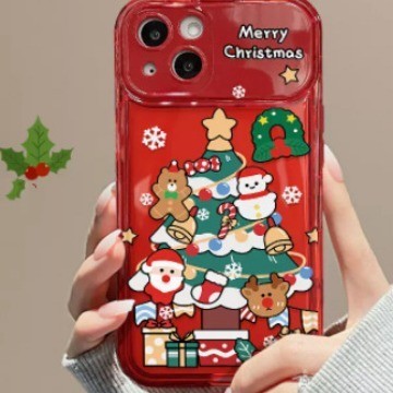 Christmas Flip Mirror Phone Case