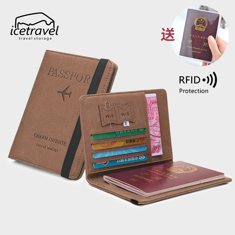 RFID-Blocking Travel Passport Holder – Secure Anti-Theft Storage Bag