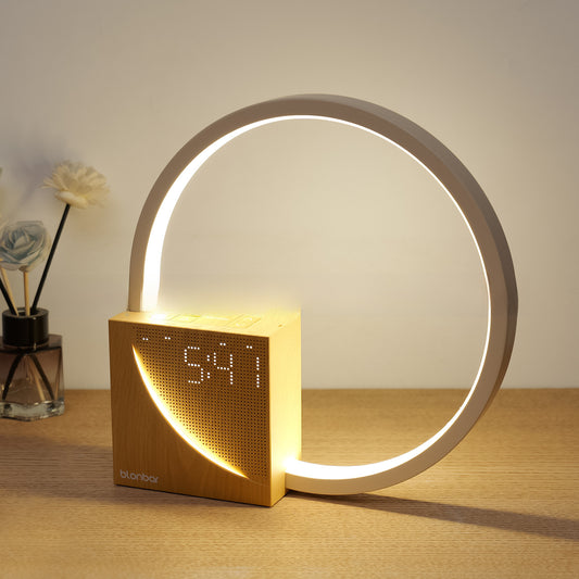 🌙 Multifunctional Desk Lamp with Alarm &amp; Wireless Charger – Your Perfect Nightstand Companion!