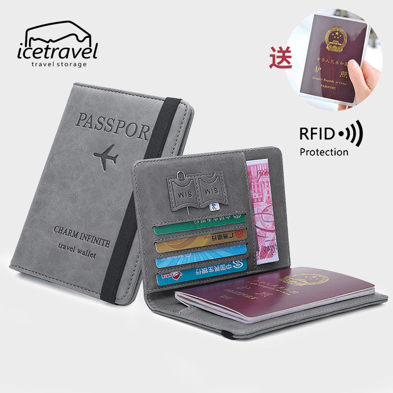 RFID-Blocking Travel Passport Holder – Secure Anti-Theft Storage Bag