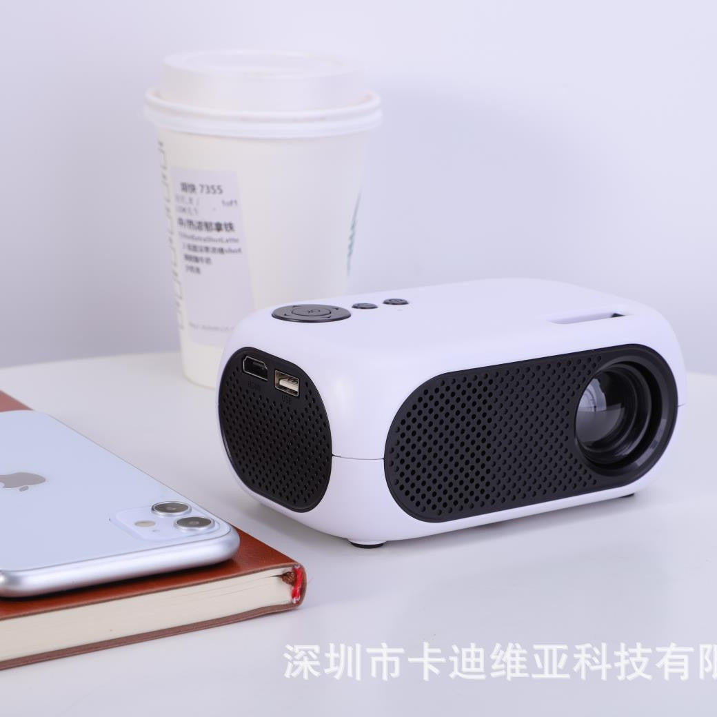 M24 LED Portable Mini Projector – HD 1080p Home Theater &amp; Gaming Companion