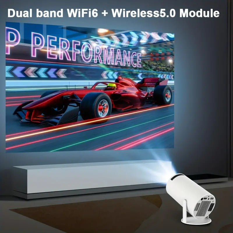 Smart Mini HD Projector | Portable WiFi Android Projector for Home Entertainment