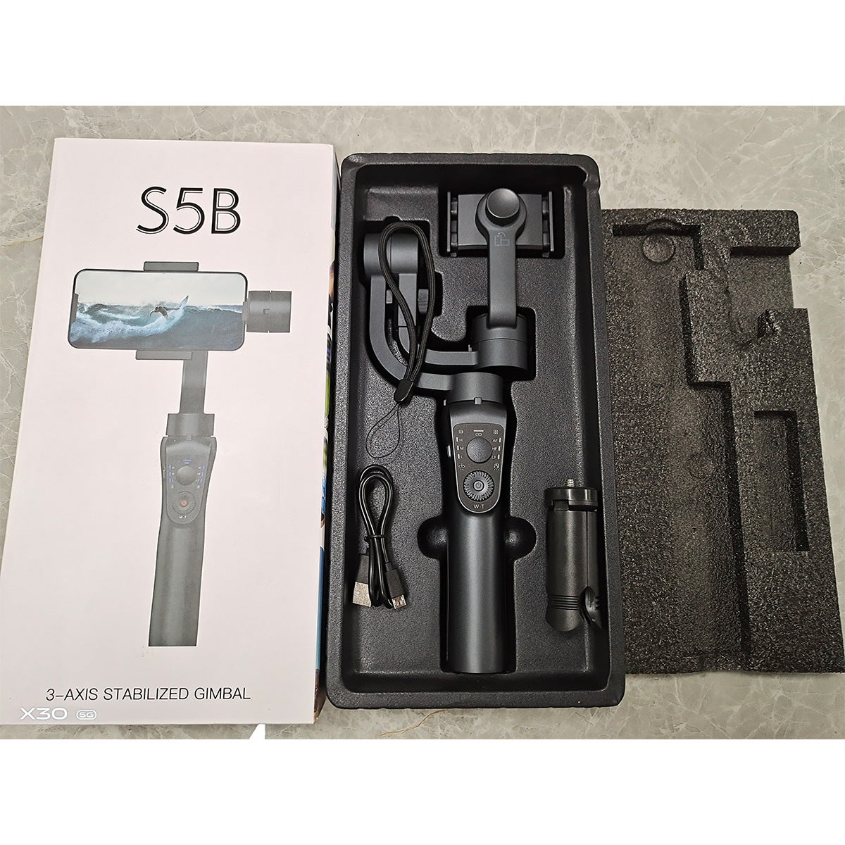 S5B three-axis stabilizer intelligent face tracking gimbel