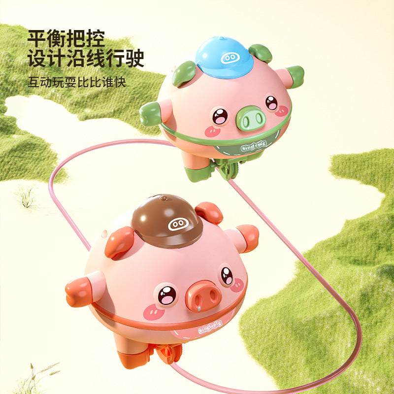 Balance Pig Unicycle Toy - A Fun Spin on Learning and Balance!