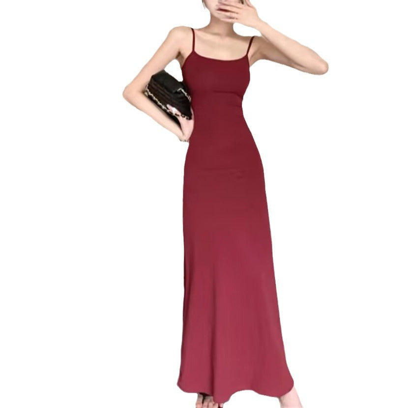 "Spicy Girl" Off-Shoulder Camisole Dress – Summer 2024 Collection