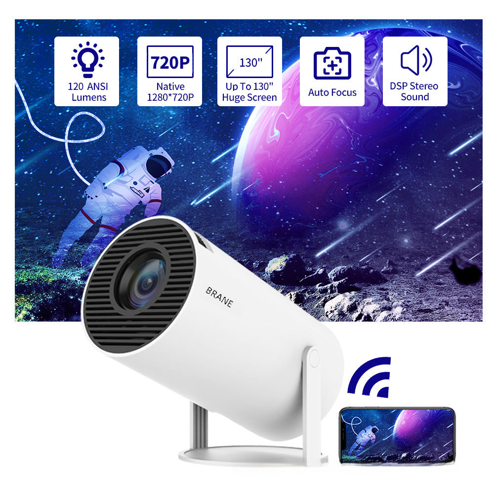 HY300 4K WiFi HD Android 11 Portable Mini Projector with 5G Bluetooth