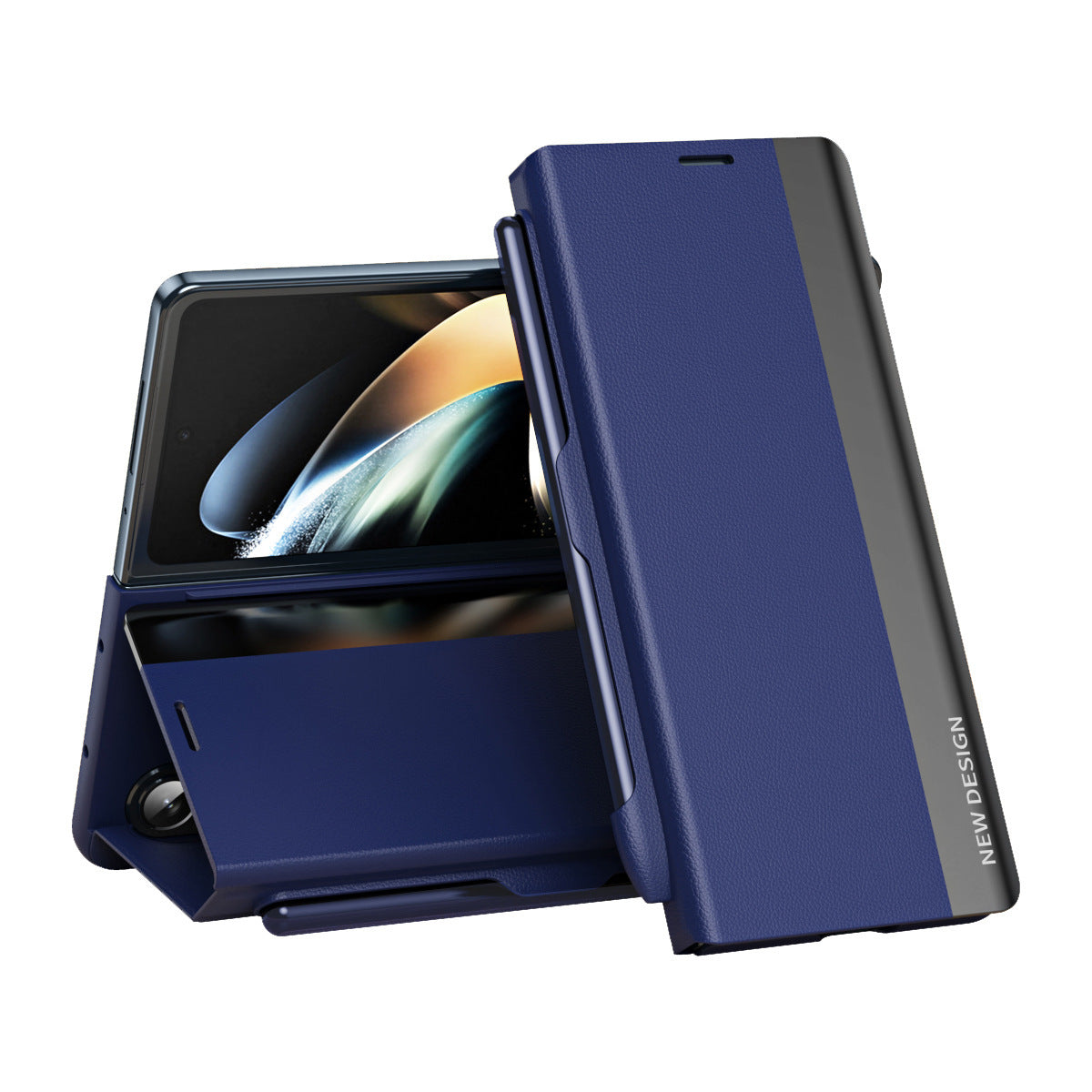 Samsung Galaxy Z Fold6 Leather Case with S Pen Slot – Premium Business Protective Cover