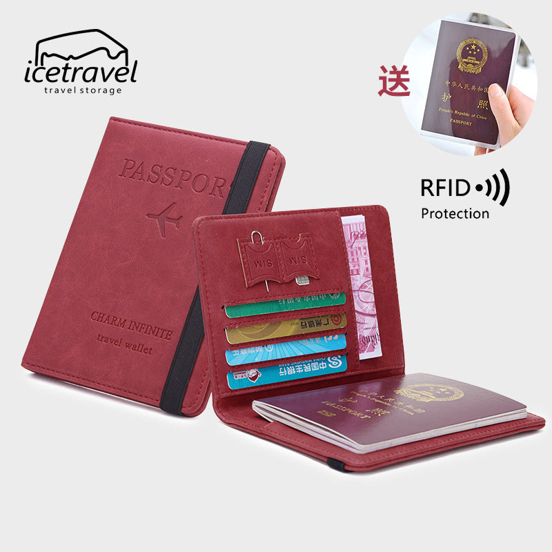 RFID-Blocking Travel Passport Holder – Secure Anti-Theft Storage Bag