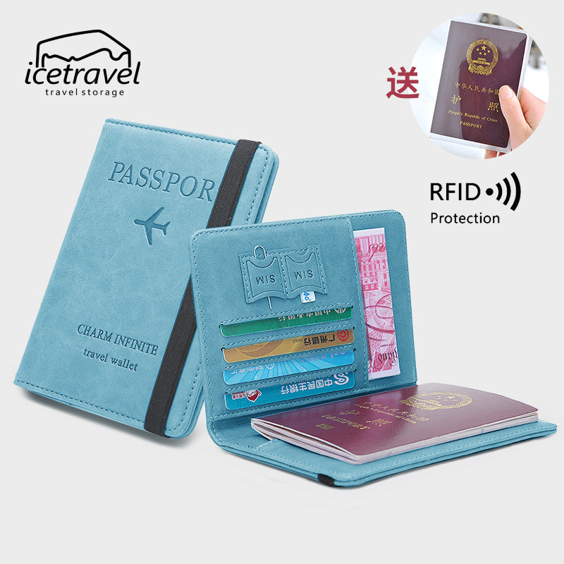 RFID-Blocking Travel Passport Holder – Secure Anti-Theft Storage Bag