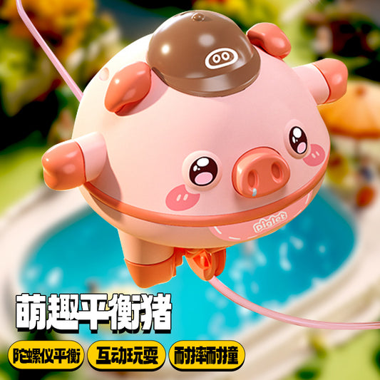 Balance Pig Unicycle Toy - A Fun Spin on Learning and Balance!