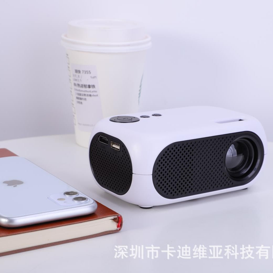 M24 LED Portable Mini Projector – HD 1080p Home Theater &amp; Gaming Companion