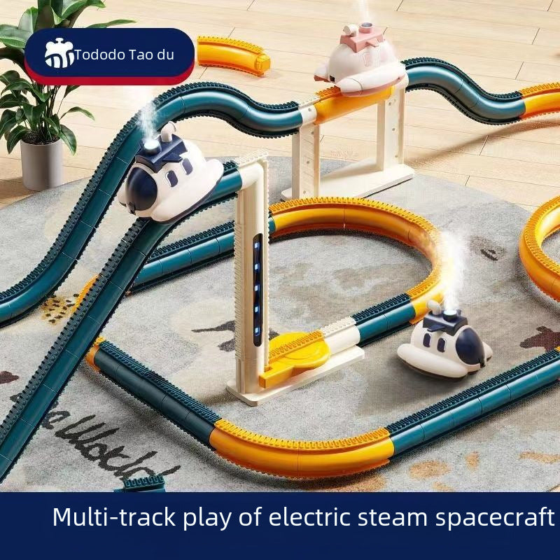 🚂 Space Adventure Track Set – Ignite Creativity with Fun!