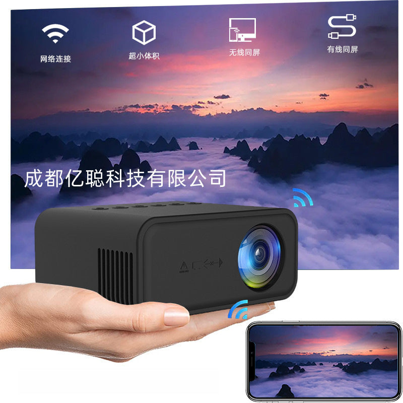 YT500 Mini LED Projector – Portable Home Theater for Kids and Family