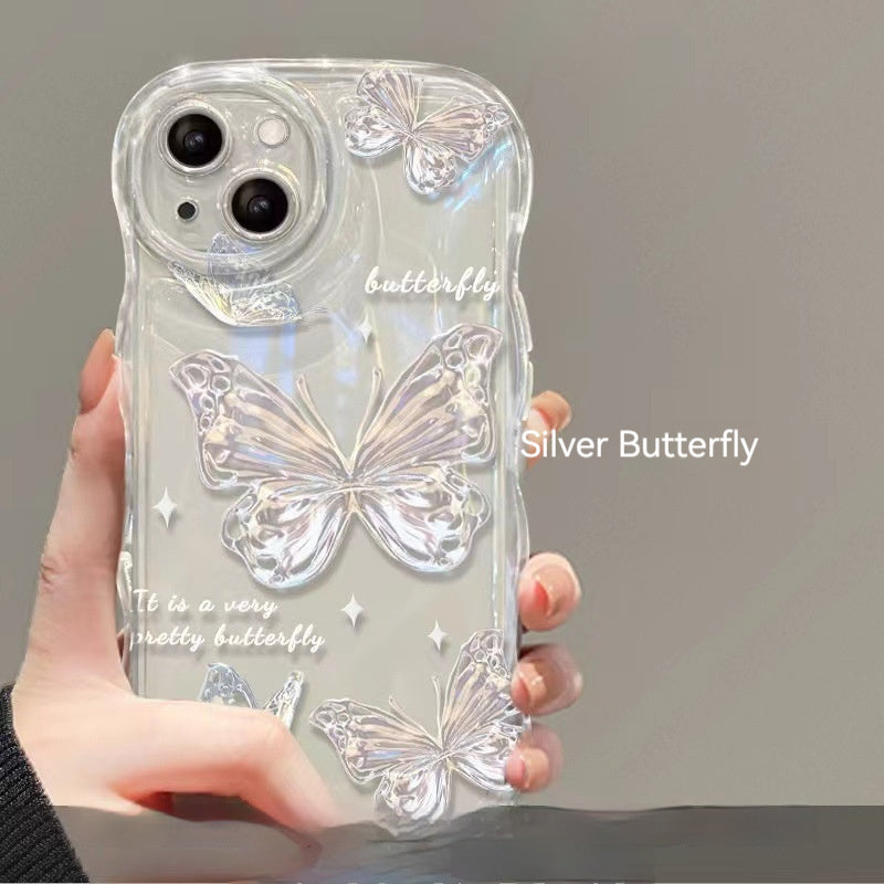 Dreamy Butterfly Charm | Elegant Gradient Phone Case for Your iPhone |