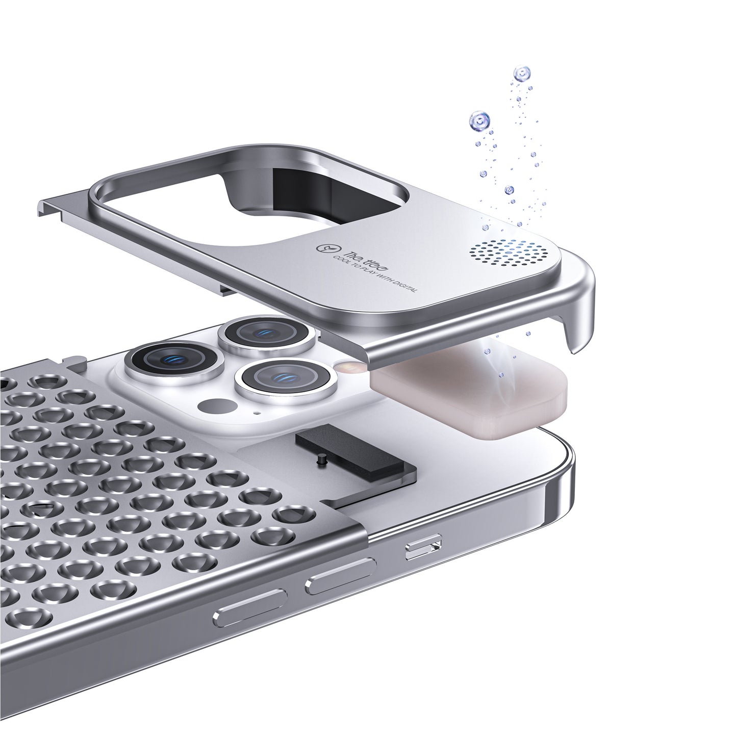 Aromatherapy Aluminum Alloy Phone Case: Ultra-Thin Protection with Cooling &amp; Scent Therapy